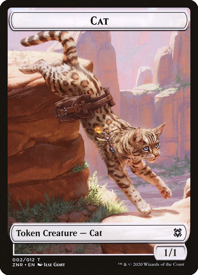 Cat Token (ESPAÑOL)[Zendikar Rising Tokens]