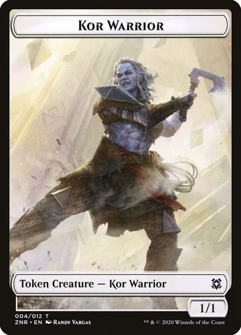 Kor Warrior Token (ESPAÑOL) [Zendikar Rising Tokens]