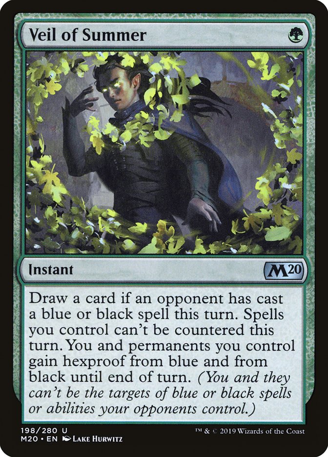 Veil of Summer (español) [Core Set 2020]