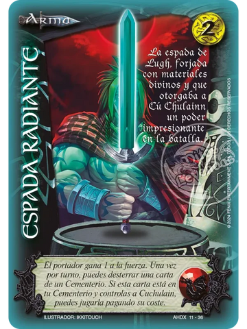 Espada Radiante [Relatos Hijos de Daana]