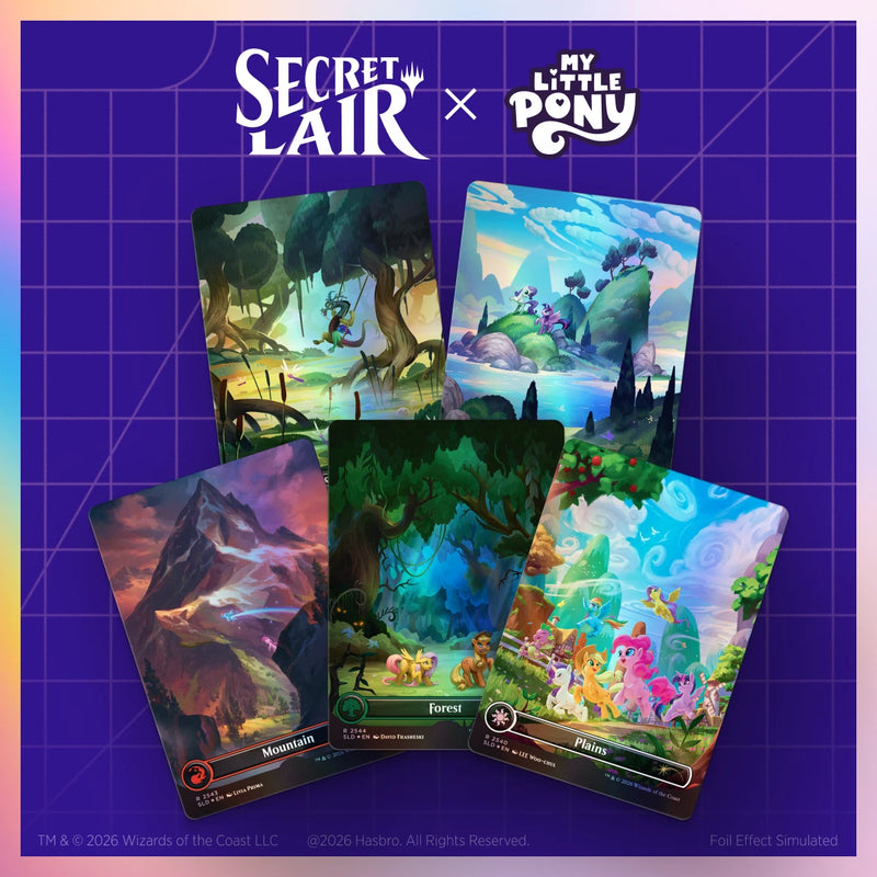 PREVENTA Secret Lair x My Little Pony: The Lands of Equestria