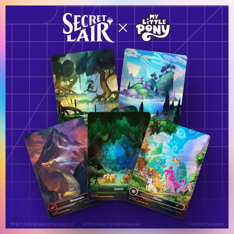 PREVENTA Secret Lair x My Little Pony: The Lands of Equestria