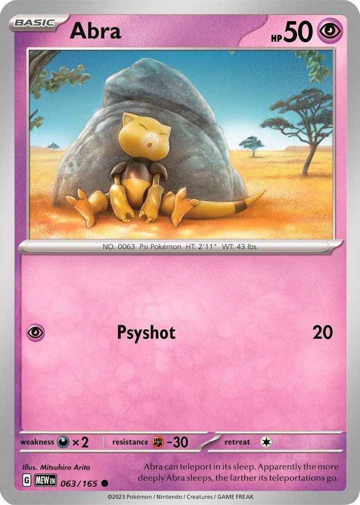 Abra (063/165) (ESPAÑOL) [Scarlet & Violet: 151]