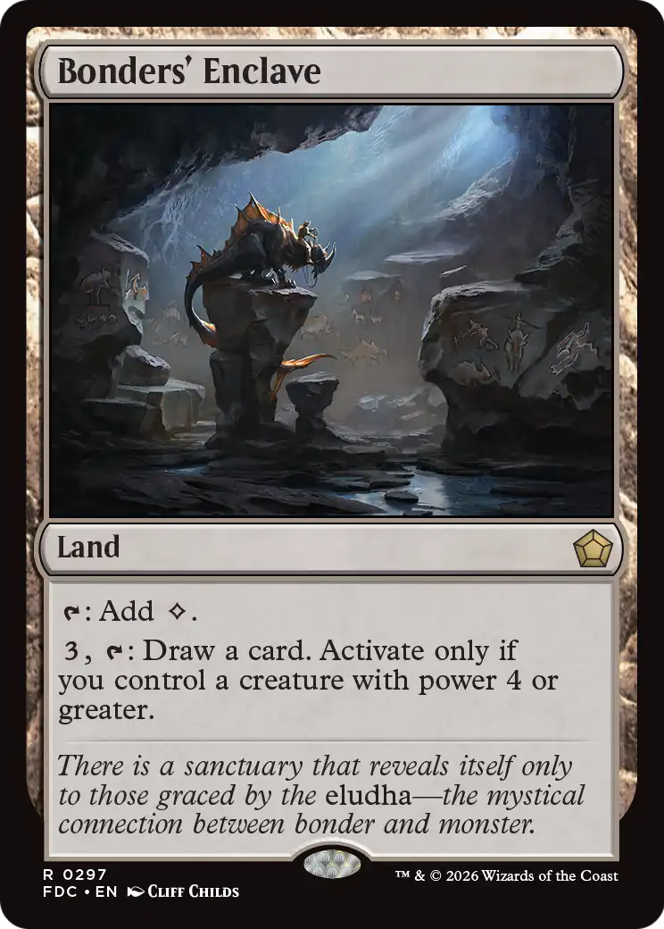 Bonders' Enclave [Foundations Commander]