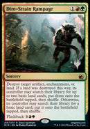 Dire-Strain Rampage (Promo Pack) (ESPAÑOL) [Innistrad: Midnight Hunt Promos]