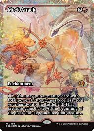 Meek Attack (398) (Showcase) (Fracture Foil) [Lorwyn Eclipsed]