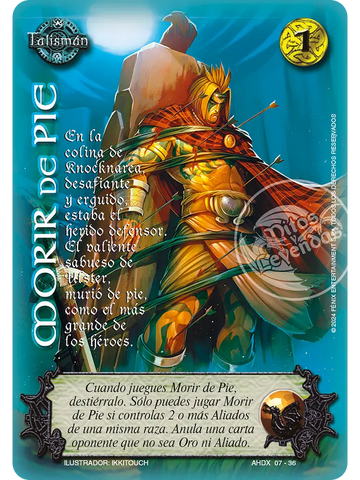 Morir de pie [Relatos Hijos de Daana]