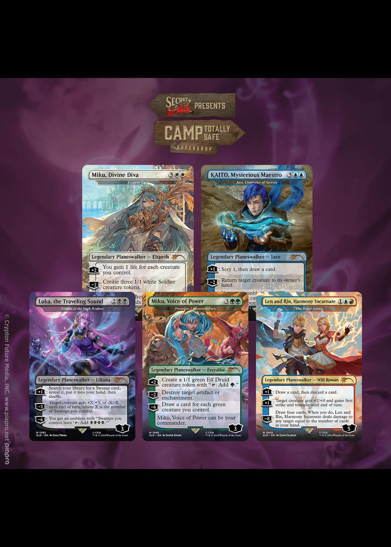 Secret Lair: Drop Series - Secret Lair x Hatsune Miku (Electric Entourage - Regular Edition)