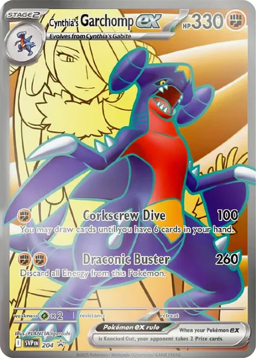 Cynthia's Garchomp ex (204) [Scarlet & Violet: Black Star Promos]