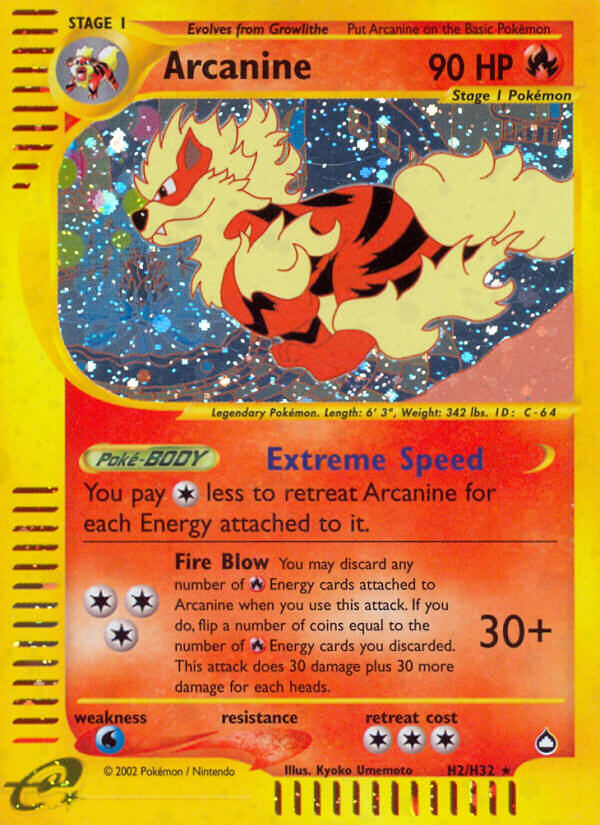 Aquapolis buy arcanine