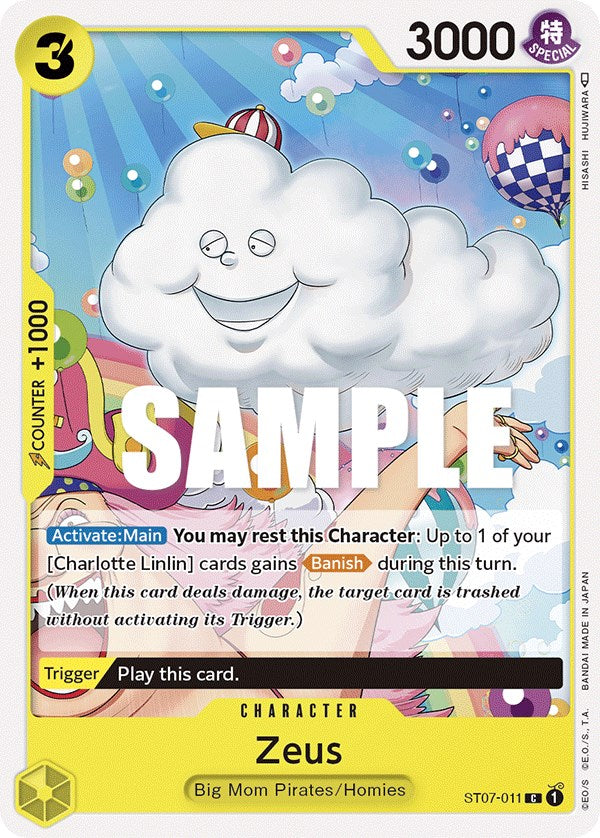 one piece tcg big mom deck Zeus [Starter Deck: Big Mom Pirates]