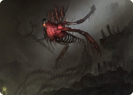 Drivnod, Carnage Dominus Art Card [Phyrexia: All Will Be One Art Series]