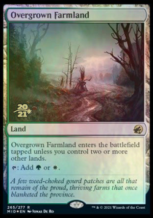 Overgrown Farmland [Innistrad: Midnight Hunt Prerelease Promos]
