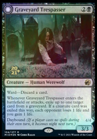 Graveyard Trespasser // Graveyard Glutton [Innistrad: Midnight Hunt Pr